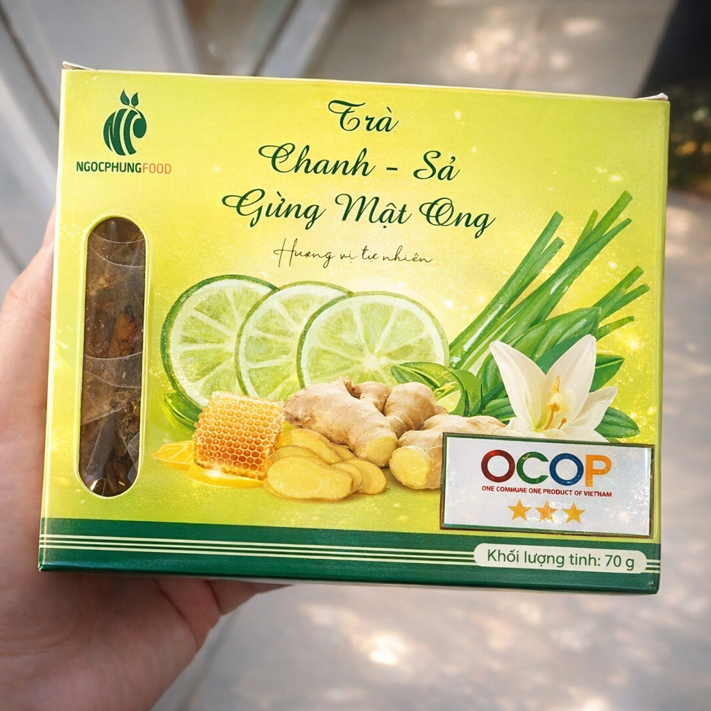 Trà chanh - xả - rừng -mật ong